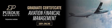 aviation financial management graduate certificate.